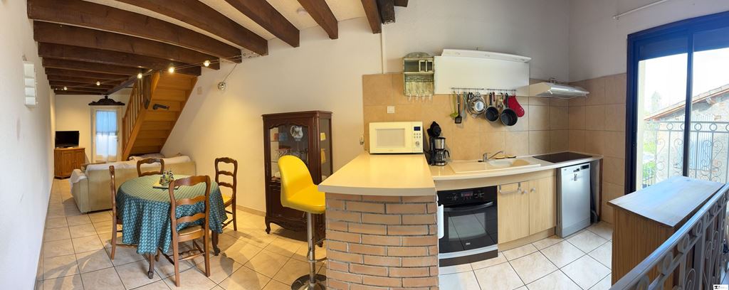 Maison de ville 2 pièces à Cazeres