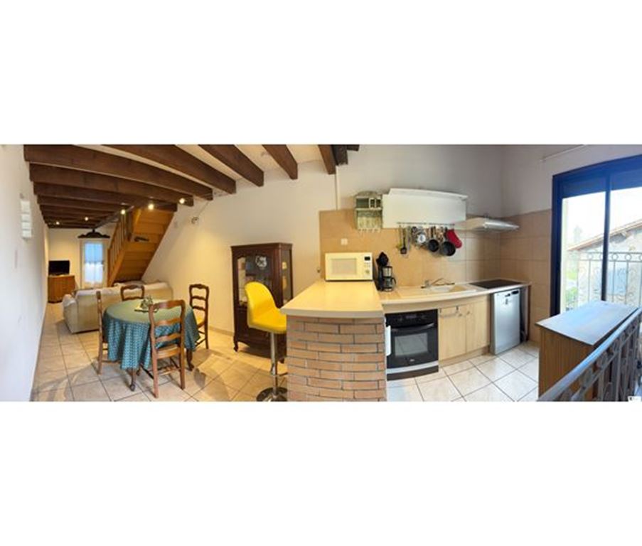Maison de ville 2 pièces à Cazeres
