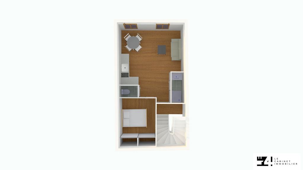 Maison 3 pièces à Cazeres